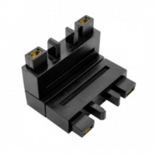 Γωνία Εσωτερική Μαγνητικής Ράγας Οροφής 48V Slim Μαύρη 6695